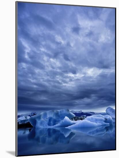 Jokulsarlon Iceberg Lagoon, Iceland-Michele Falzone-Mounted Photographic Print