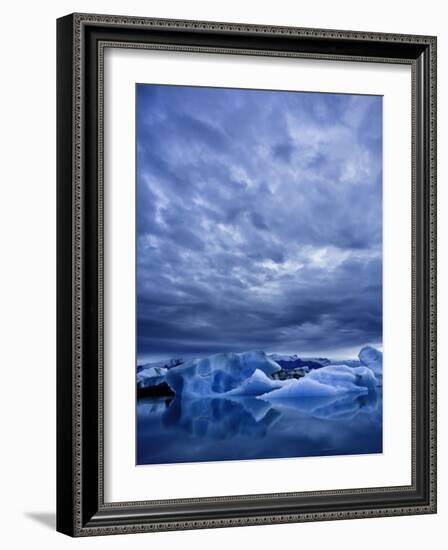 Jokulsarlon Iceberg Lagoon, Iceland-Michele Falzone-Framed Photographic Print