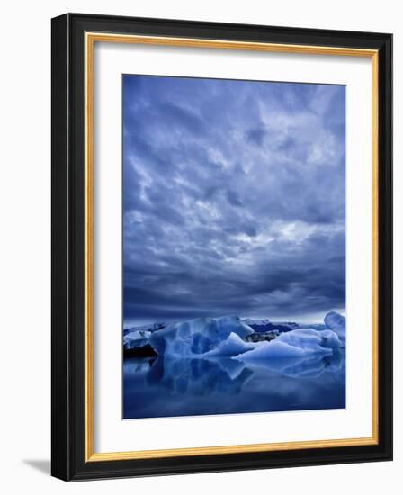 Jokulsarlon Iceberg Lagoon, Iceland-Michele Falzone-Framed Photographic Print