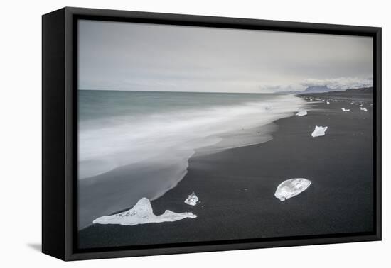 Jokulsarlon, Iceland, Polar Regions-Bill Ward-Framed Premier Image Canvas