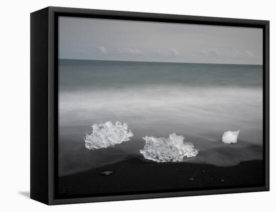 Jokulsarlon, Iceland, Polar Regions-Bill Ward-Framed Premier Image Canvas