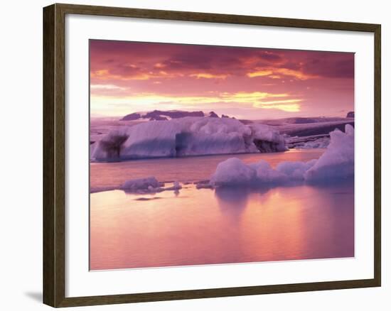 Jokulsarlon Lagoon, Iceland-Art Wolfe-Framed Photographic Print