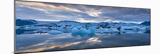 Jokulsarlon, South Iceland, Polar Regions-Ben Pipe-Mounted Photographic Print