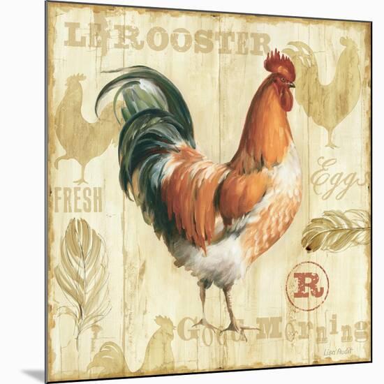 Joli Rooster I-Lisa Audit-Mounted Premium Giclee Print