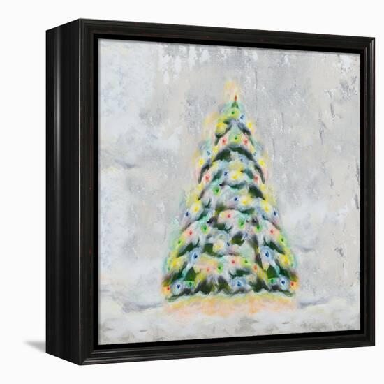 Jolly Christmas Tree-Tiffany Hakimipour-Framed Stretched Canvas