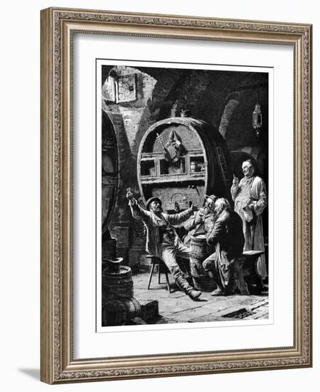 Jolly Companions, 1882-Eduard Von Grutzner-Framed Giclee Print