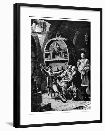 Jolly Companions, 1882-Eduard Von Grutzner-Framed Giclee Print