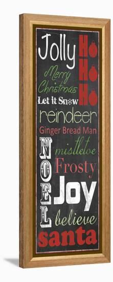 Jolly Merry Christmas-Lauren Gibbons-Framed Stretched Canvas