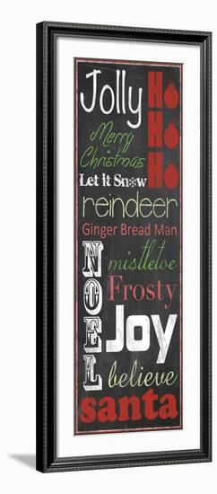 Jolly Merry Christmas-Lauren Gibbons-Framed Art Print