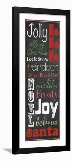 Jolly Merry Christmas-Lauren Gibbons-Framed Art Print
