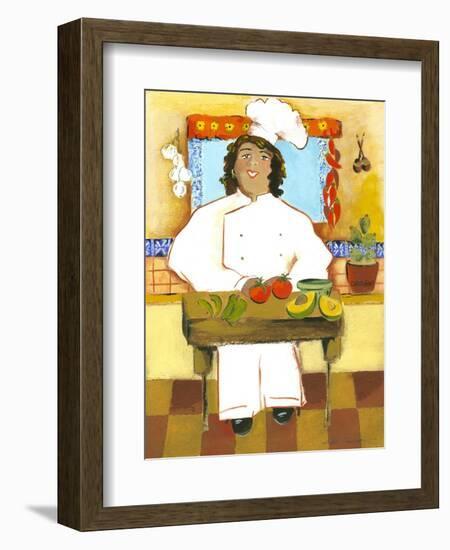 Jolly Mexican Chef-Kris Taylor-Framed Art Print