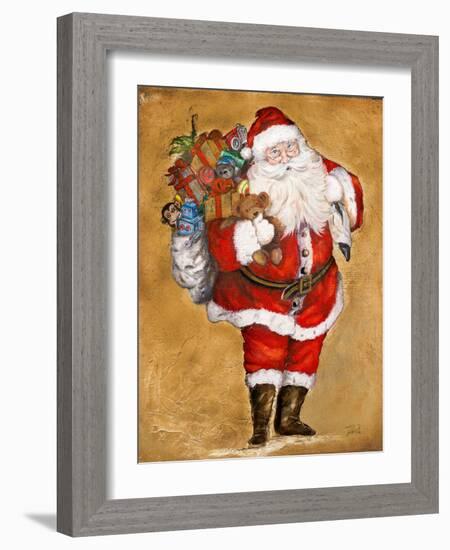 Jolly Night on Gold-Patricia Pinto-Framed Art Print