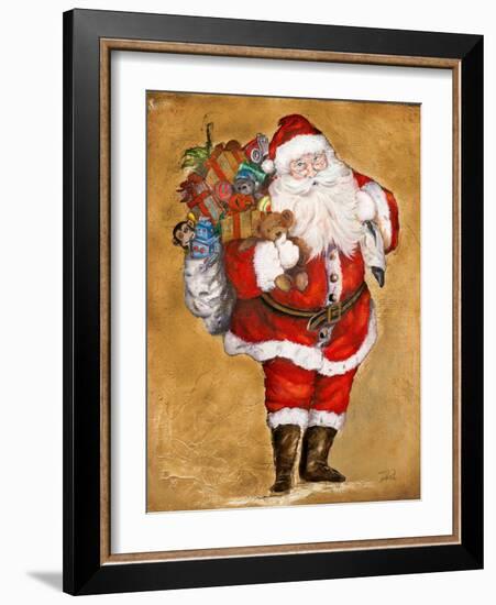 Jolly Night on Gold-Patricia Pinto-Framed Art Print