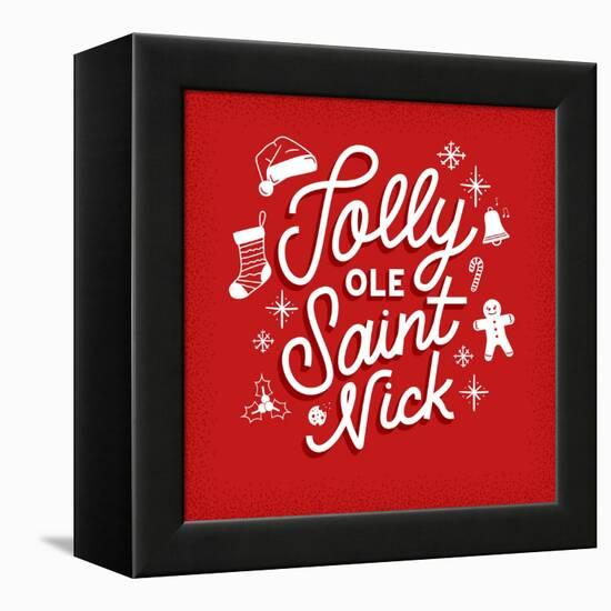 Jolly Ole Saint Nick-Ashley Santoro-Framed Premier Image Canvas