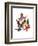 Jolly Postman-Norman Rockwell-Framed Giclee Print