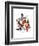 Jolly Postman-Norman Rockwell-Framed Giclee Print