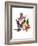 Jolly Postman-Norman Rockwell-Framed Giclee Print