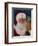 Jolly Saint Nick with Starry Night-Walt Johnson-Framed Art Print