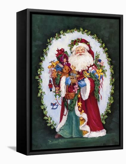 Jolly Saint Nick-Barbara Mock-Framed Premier Image Canvas