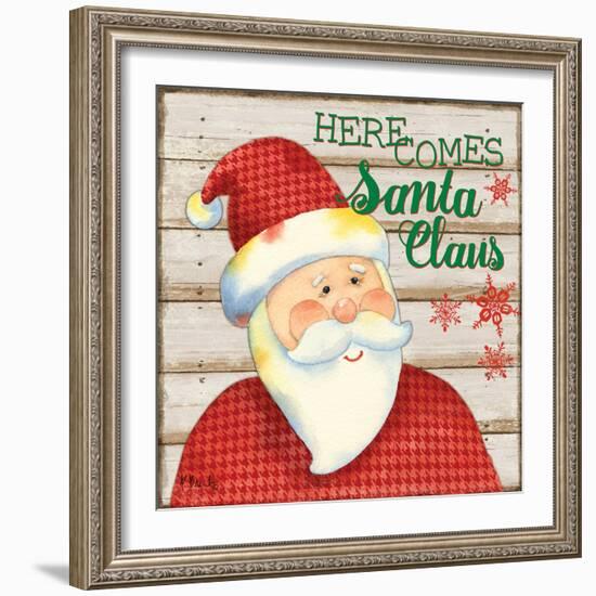 Jolly Santa I-Paul Brent-Framed Art Print