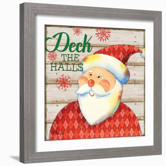 Jolly Santa II-Paul Brent-Framed Art Print