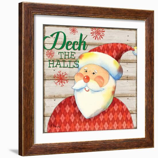 Jolly Santa II-Paul Brent-Framed Art Print