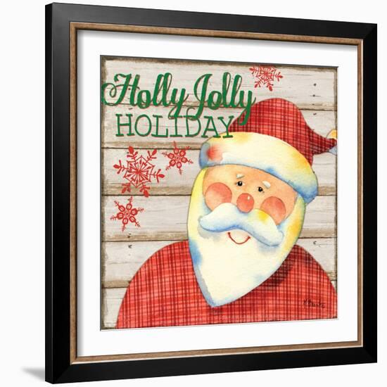 Jolly Santa IV-Paul Brent-Framed Art Print