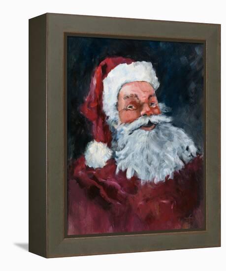 Jolly Santa-Avery Tillmon-Framed Stretched Canvas