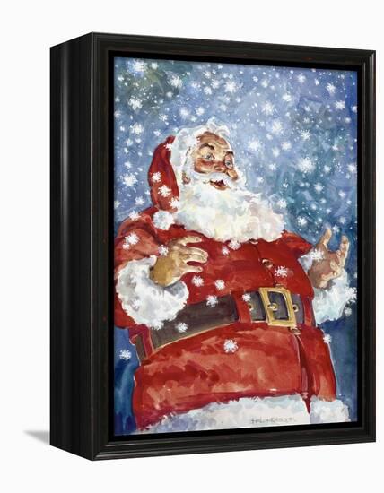 Jolly Santa-Hal Frenck-Framed Premier Image Canvas