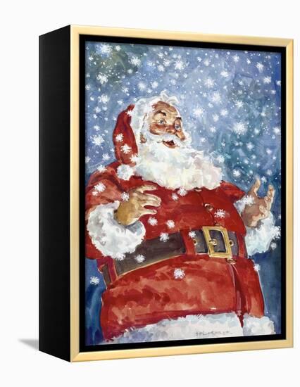 Jolly Santa-Hal Frenck-Framed Premier Image Canvas