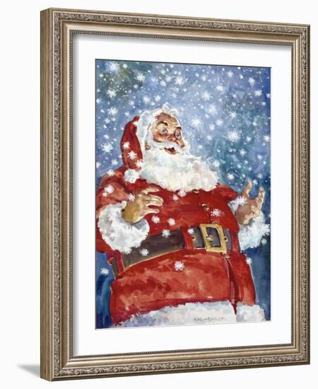 Jolly Santa-Hal Frenck-Framed Giclee Print