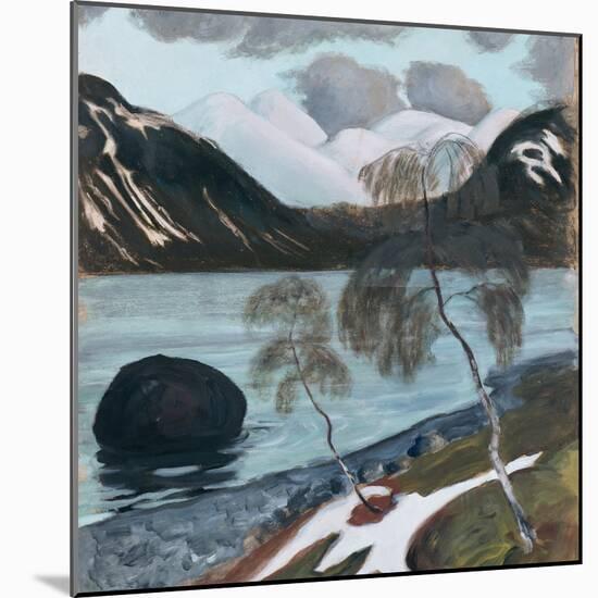Jølster Lake-Nikolai Astrup-Mounted Giclee Print
