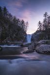 Mountain creek flowing through dense forest woods near the Appalachian Trail, North Carolina, Unite-Jon Reaves-Photographic Print
