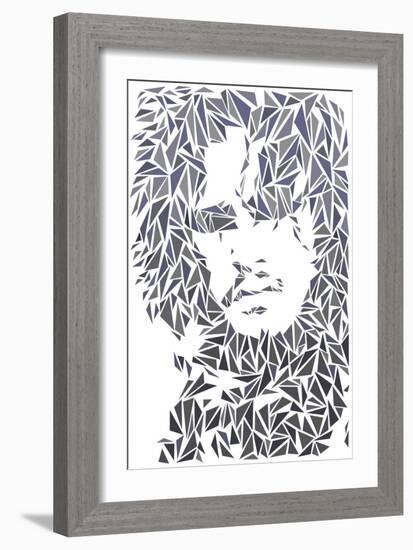 Jon Snow-Cristian Mielu-Framed Art Print