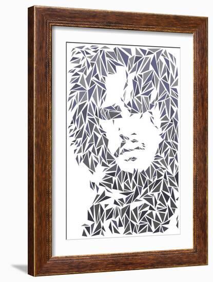 Jon Snow-Cristian Mielu-Framed Art Print