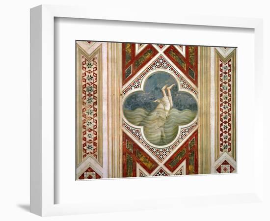 Jonah and the Whale, circa 1305-Giotto di Bondone-Framed Giclee Print