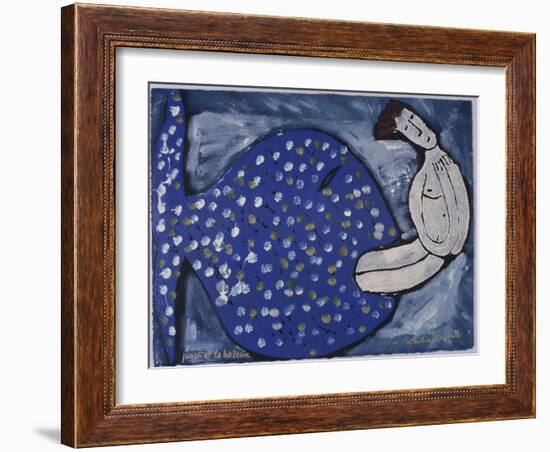 Jonah and the Whale-Leslie Xuereb-Framed Giclee Print