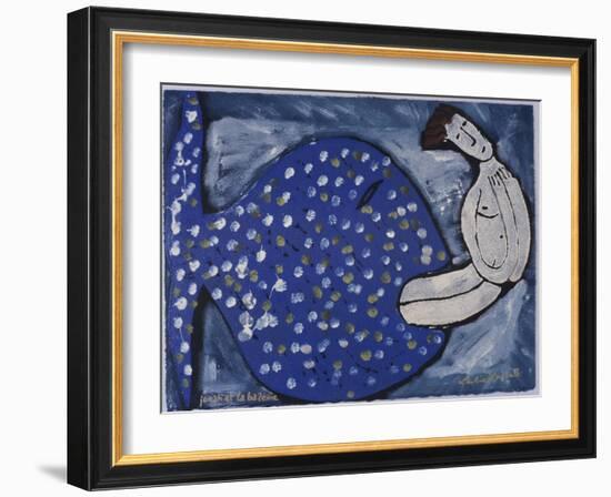 Jonah and the Whale-Leslie Xuereb-Framed Giclee Print