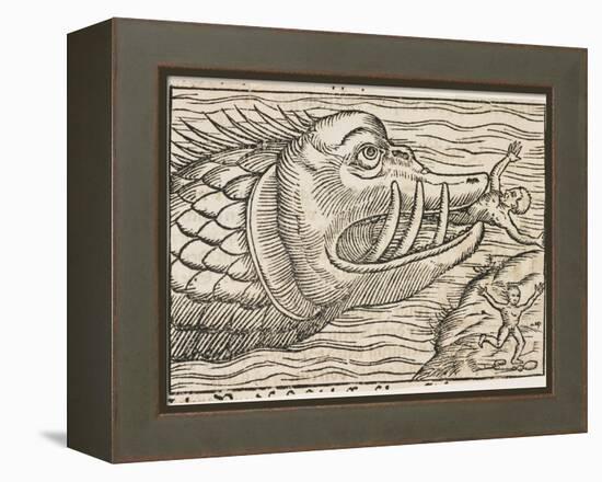 Jonah and the Whale-null-Framed Premier Image Canvas