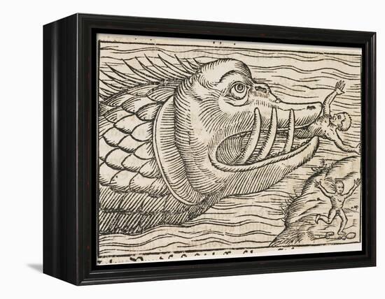 Jonah and the Whale-null-Framed Premier Image Canvas