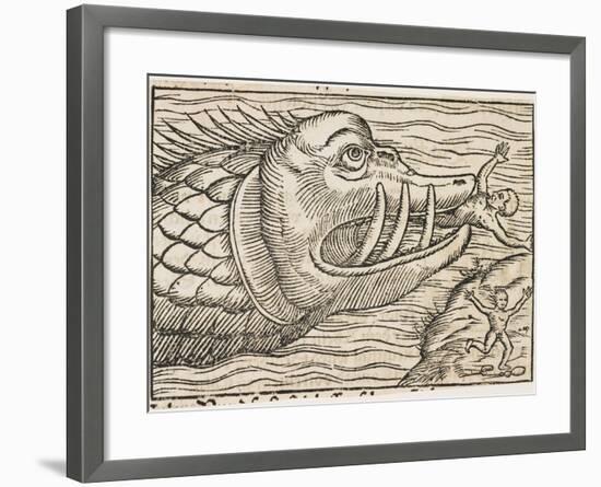 Jonah and the Whale-null-Framed Giclee Print