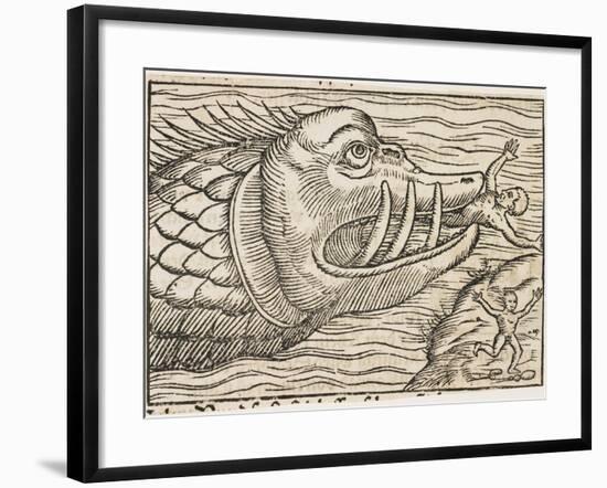 Jonah and the Whale-null-Framed Giclee Print