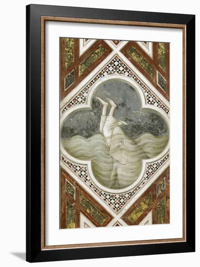 Jonah and the Whale-Giotto di Bondone-Framed Giclee Print