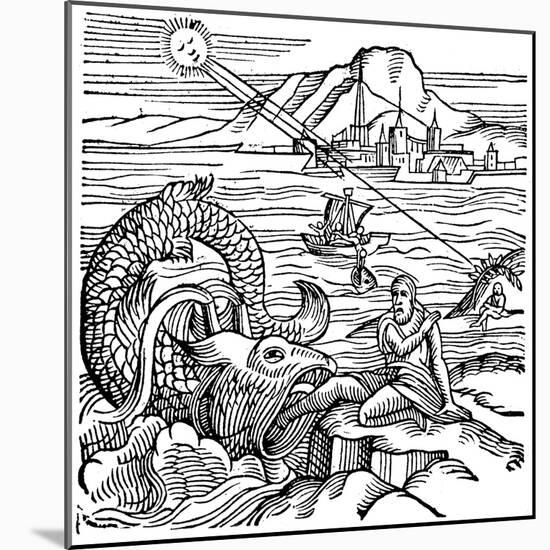 Jonah Being Spewed Up by the Whale, 1557-null-Mounted Giclee Print