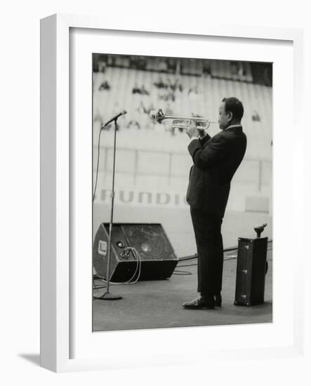 Jonah Jones Playing at the Newport Jazz Festival, Ayresome Park, Middlesbrough, July 1978-Denis Williams-Framed Photographic Print