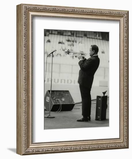 Jonah Jones Playing at the Newport Jazz Festival, Ayresome Park, Middlesbrough, July 1978-Denis Williams-Framed Photographic Print