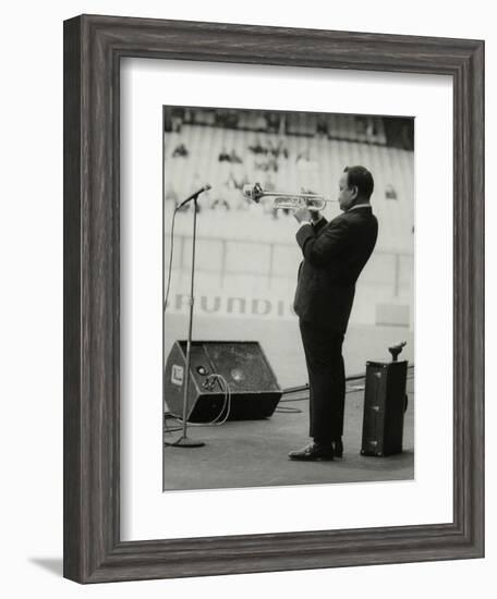 Jonah Jones Playing at the Newport Jazz Festival, Ayresome Park, Middlesbrough, July 1978-Denis Williams-Framed Photographic Print