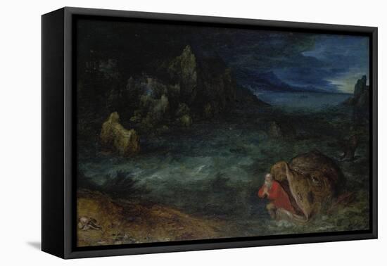 Jonah Leaves the Whale-Jan Brueghel the Elder-Framed Premier Image Canvas