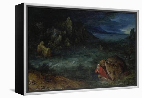 Jonah Leaves the Whale-Jan Brueghel the Elder-Framed Premier Image Canvas