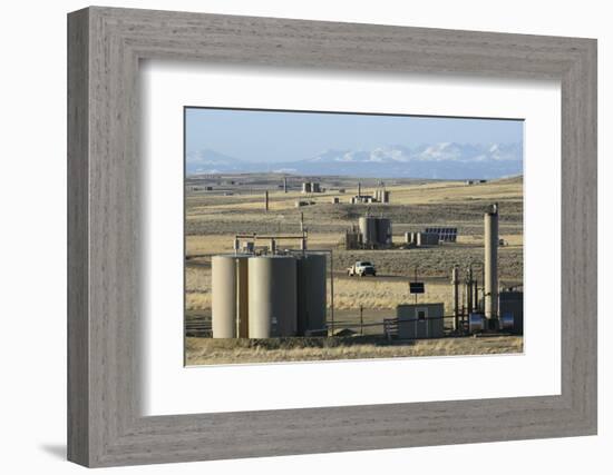 Jonah Natural Gas Field South of Pinedale, Wyoming-Gerrit Vyn-Framed Photographic Print